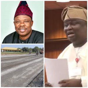 Ogun West people jubilate as Yayi facilitates the construction of uncompleted 107km road by Sen.Ibikunle Amosun’s Administration