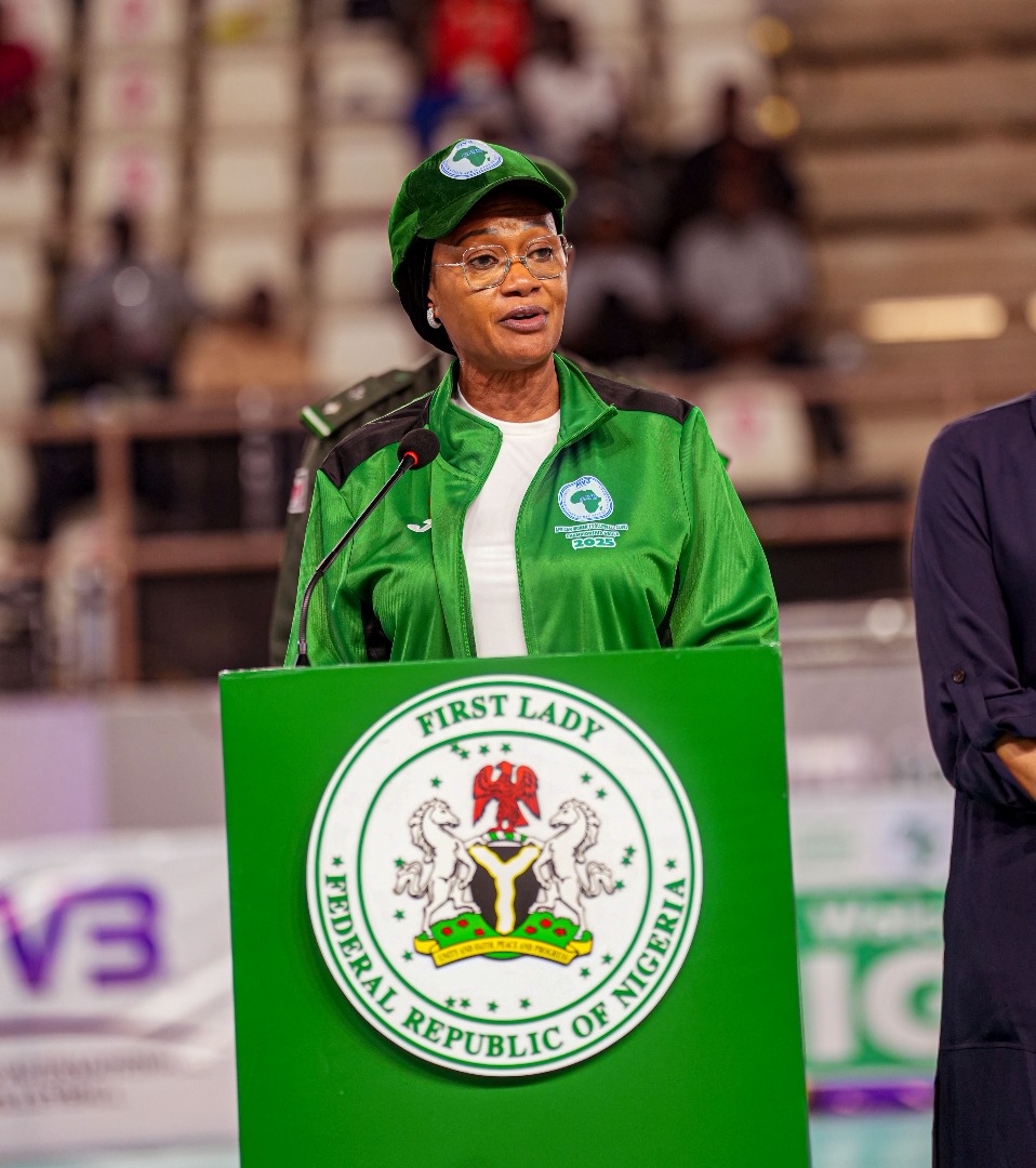 First Lady Remi Tinubu Declares 2025 Women’s African Club Volleyball Championship Open…As Customs Team Defeats Cameroonian Counterparts in Opening Match